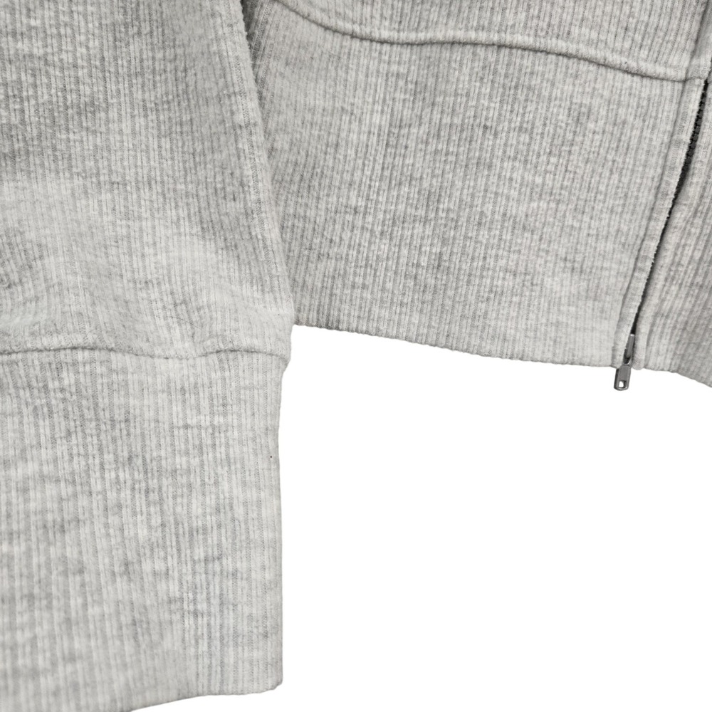 Old Navy Kid Cozeplush 2-Way-Zip Hoodie Soft Comfy Cozy Light Heather Gray 14-16 - Picture 4 of 7